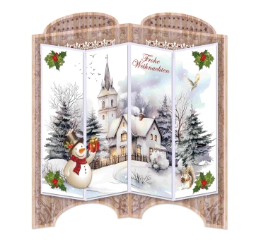 Reddy Cards Bastelset Weihnachtliche Paraventkarten