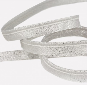 Metallic Paspel pro Meter silber