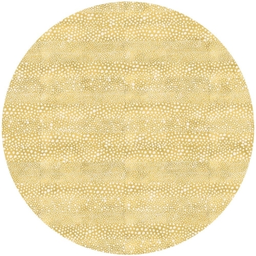 Preview: Caspari Pebble Round Lacquer Placemat Gold Tischset Lack