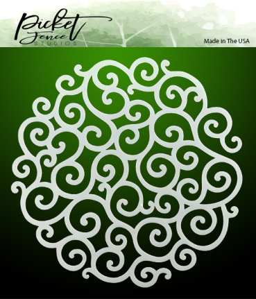 Picket Fence Studios Schablone Circle