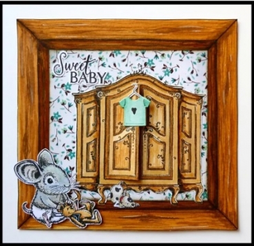 Pink Ink Designs Old Mother Cupboard A5 Clear Stamps