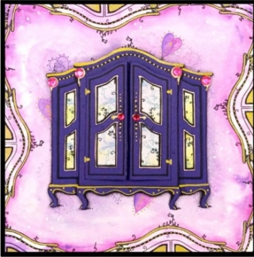 Pink Ink Designs Old Mother Cupboard A5 Clear Stamps