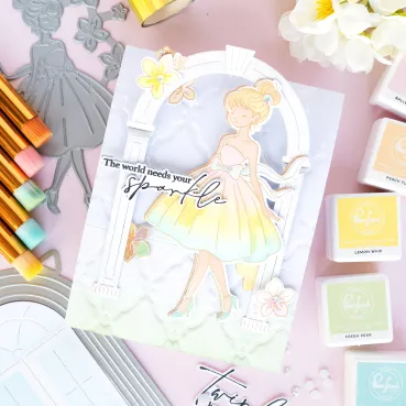 Preview: Pinkfresh Studio The Couture Edit Press Plate Couture Grace