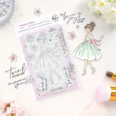 Pinkfresh Studio The Couture Edit Stamp Couture Grace