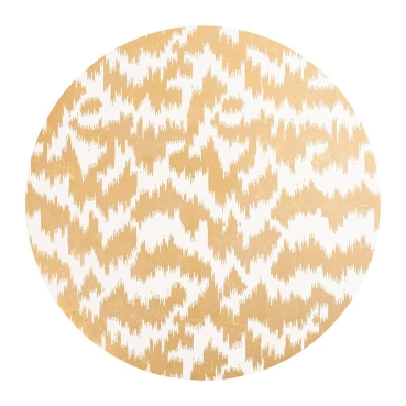 Caspari Modern Moiré Round Lacquer Placemat
