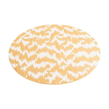 Preview: Caspari Modern Moiré Round Lacquer Placemat