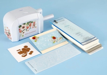 Spellbinders Platinum Scout Die Cutting And Embossing Machine 3,5 Inch Platform Blue Mist