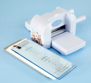 Preview: Spellbinders Platinum Scout Die Cutting And Embossing Machine 3,5 Inch Platform Blue Mist
