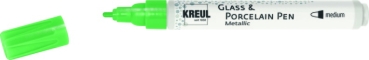 Kreul Glass & Porcelain Pen Metallic medium Grün-Metallic