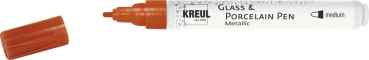 Kreul Glass & Porcelain Pen Metallic medium Kupfer