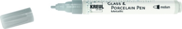 Kreul Glass & Porcelain Pen Metallic medium Silber