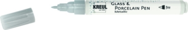 Kreul Glass & Porcelain Pen Metallic fine Silber