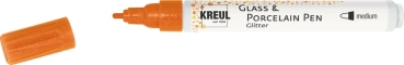 Kreul Glass & Porcelain Pen Glitter medium Orange