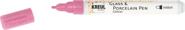 Kreul Glass & Porcelain Pen Glitter medium Rosé