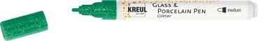 Kreul Glass & Porcelain Pen Glitter medium Hellgrün