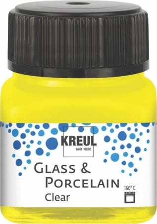 Kreul Glass & Porcelain Clear 20 ml Gelb