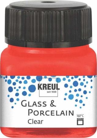 Kreul Glass & Porcelain Clear 20 ml Kirschrot