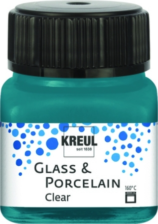 Kreul Glass & Porcelain Clear 20 ml Türkis