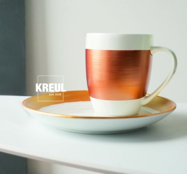 Preview: Kreul Glass & Porcelain Classic Metallicfarben Set 6 x 20 ml