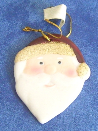 Porzellan-Anhänger Nikolaus