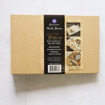 Prima Marketing Memory Hardware Chipboard Album Rectangle