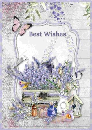 Preview: Reddy Cards 3D-Bastelmappe, Grußkarten Provence
