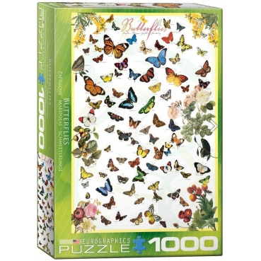 Eurographics Puzzle mit 1000 Teilen Butterflies