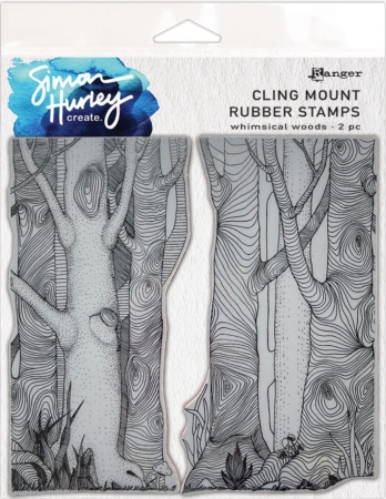 Ranger Simon Hurley create Cling Mount Rubber Stamps Whimsical Woods
