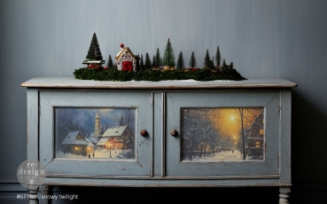 Preview: Re-Design with Prima A3 Decoupage Fiber Pack Snowy Twilight