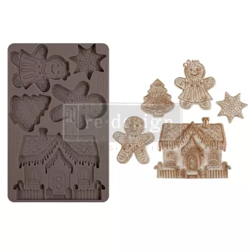 Redesign with Prima Decor Moulds Festive Gingerbreads Treats