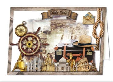 Preview: Reddy Cards Kartenkarton Reisen 1