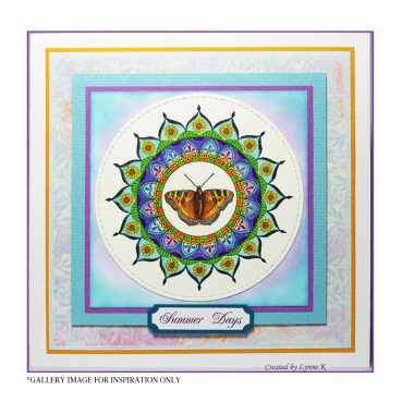 Preview: Crafty Individuals Summer Mandala Unmounted Rubber Stamps
