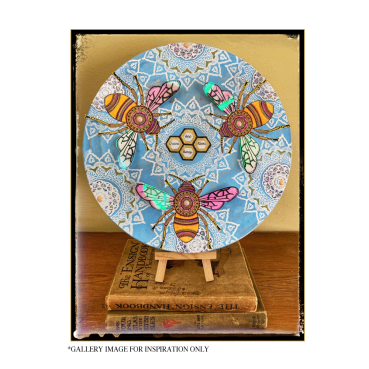 Preview: Crafty Individuals Honeybee Unmounted Rubber Stamps