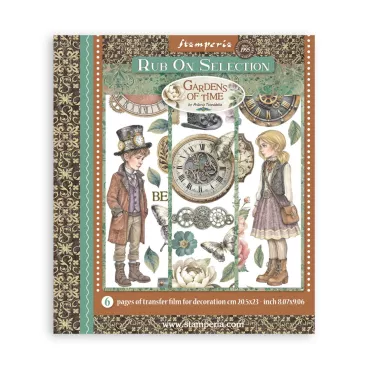 Stamperia Rub-On Assortment Gardens of Time