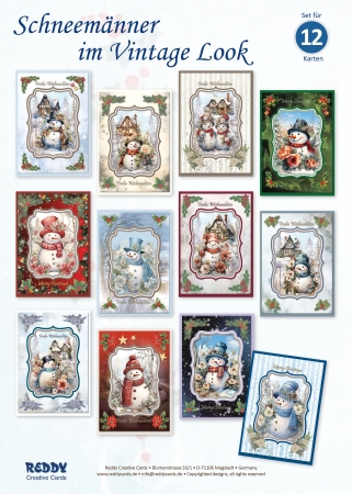 Reddy Cards Bastelset Schneemänner
