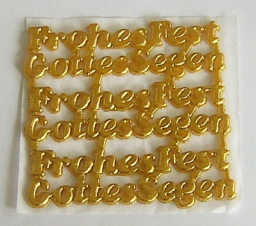 Wachs Schriften Frohes Fest und Gottes Segen