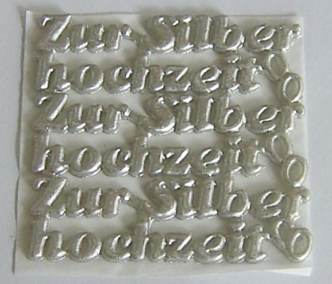 Wachs Schriften Zur Silberhochzeit