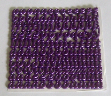 Wachs Schriften Buchstaben klein
