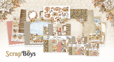 Scrapboys Old Farm 8 x 8 Inch Paper Pad