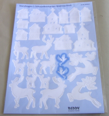 Reddy Cards Stanzbogen Silhouetten 1