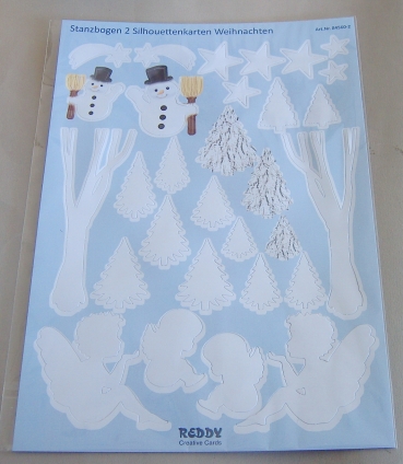 Reddy Cards Stanzbogen Silhouetten 2