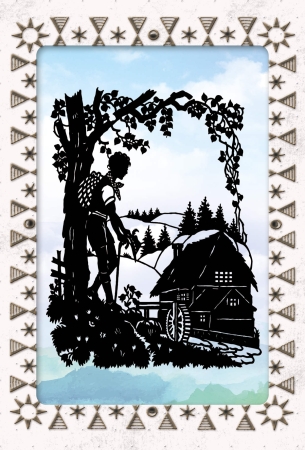 Preview: Reddy Cards Bastelset Silhouettenkarten