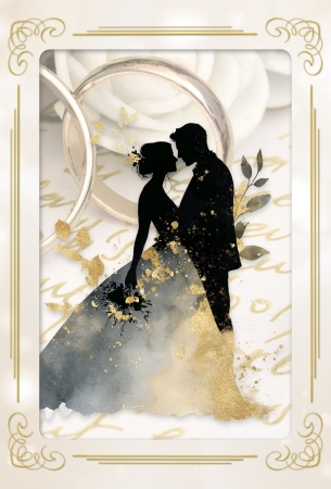 Preview: Reddy Cards Bastelset Silhouettenkarten