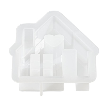 Preview: Silikonform Haus 11 x 9 x 2 cm