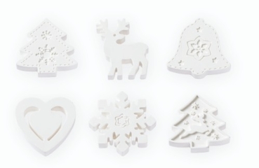 HobbyFun Silikonform Springerle Weihnachten