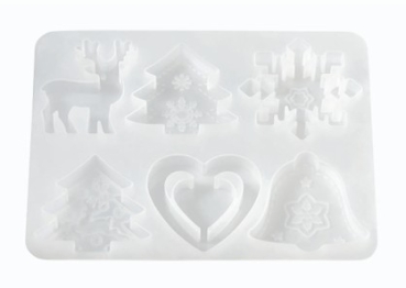 Preview: HobbyFun Silikonform Springerle Weihnachten