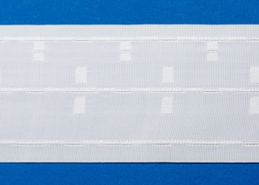 Preview: Schmuckband SIMONE 1:2.5 pro Meter weiss