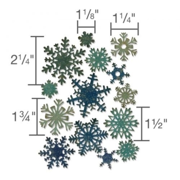 Preview: Sizzix Thinlits Die by Tim Holtz Paper Snowflakes Mini