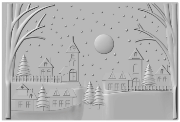 Preview: Sizzix 3D Textured Impressions Winter Village