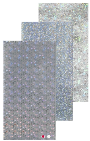 Knorr Prandell Wachsplatten Mix Hologramm silber sortiert